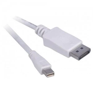 image of EXC 8EXC128007 1m DisplayPort Mini DisplayPort White