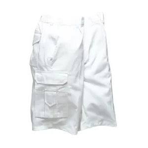 Image of Portwest Painters Shorts White 2XL