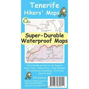 Image of Tenerife Hikers' Super-Durable Maps Sheet map, folded 2019