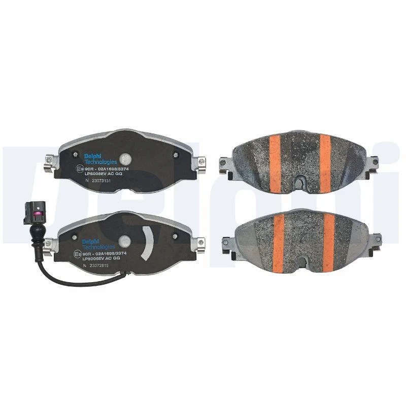 Image of DELPHI Brake pad set DELPHI LP5006EV