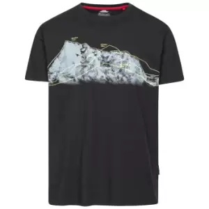 image of Trespass Mens Cashing Short Sleeve T-Shirt (L) (Black)