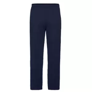 Image of Fruit Of The Loom Mens Lightweight Jog Pant / Jogging Bottoms (M) (Deep Navy)