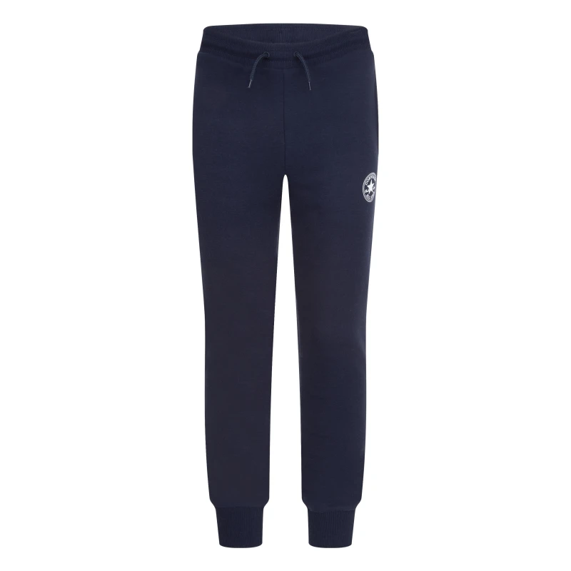 Image of Converse Kids Signature Closed Hem Fleece Joggers Obsidian male 13-15 Yr