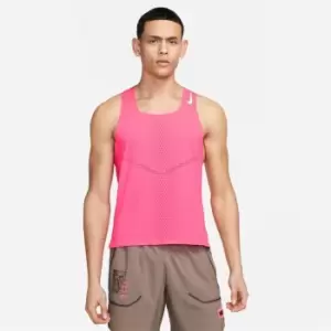 Image of Nike Dri-FIT ADV AeroSwift Mens Racing Singlet - Pink