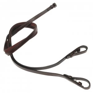 Image of Collegiate One Sided Rubber Reins - Brown
