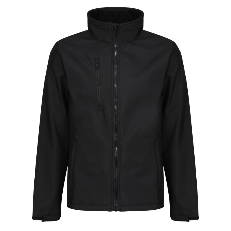 Image of Regatta Professional Mens 3 Layer Soft Shell Jacket in Black Size: XS Black Male XS