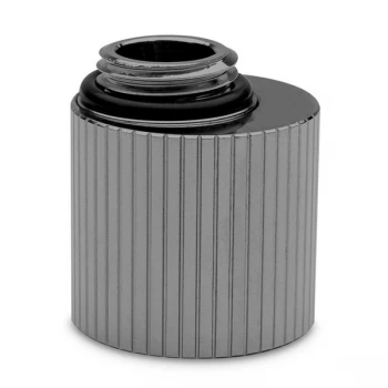 Image of EK Water Blocks EK-Quantum Torque Rotary Offset 3 Fitting - Black Nickel
