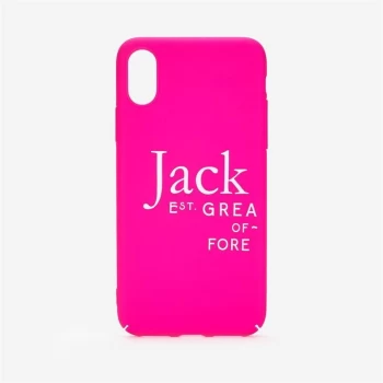 Image of Jack Wills iPhone X Case - Magenta