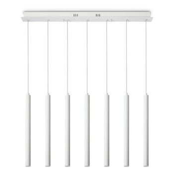 image of Ideal Lux Lighting - Ideal Lux LED Decorative Straight Bar Pendant White, 3000K