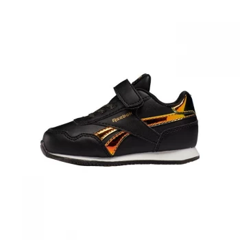 Image of Reebok Royal Classic Jogger 3 Shoes - Core Black / Core Black / Gold