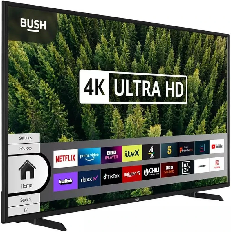 Image of Bush 50" 50UT24SB Smart 4K Ultra HD HDR LED TV