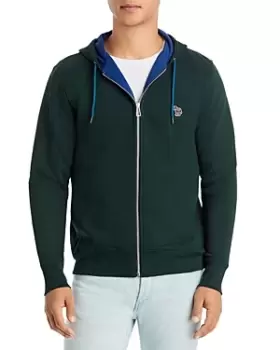 Image of Ps Paul Smith Zebra Zip Front Hooded Track Jacket
