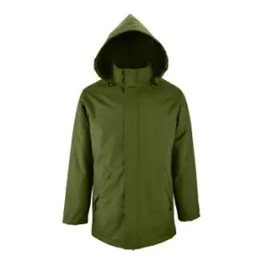 Image of SOLS Unisex Adults Robyn Padded Jacket (L) (Forest Green)