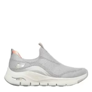 Image of Skechers Arch Fit Trainers Womens - Grey
