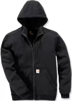 Image of Carhartt Wind Fighter Zip Hoodie, black, Size L, black, Size L