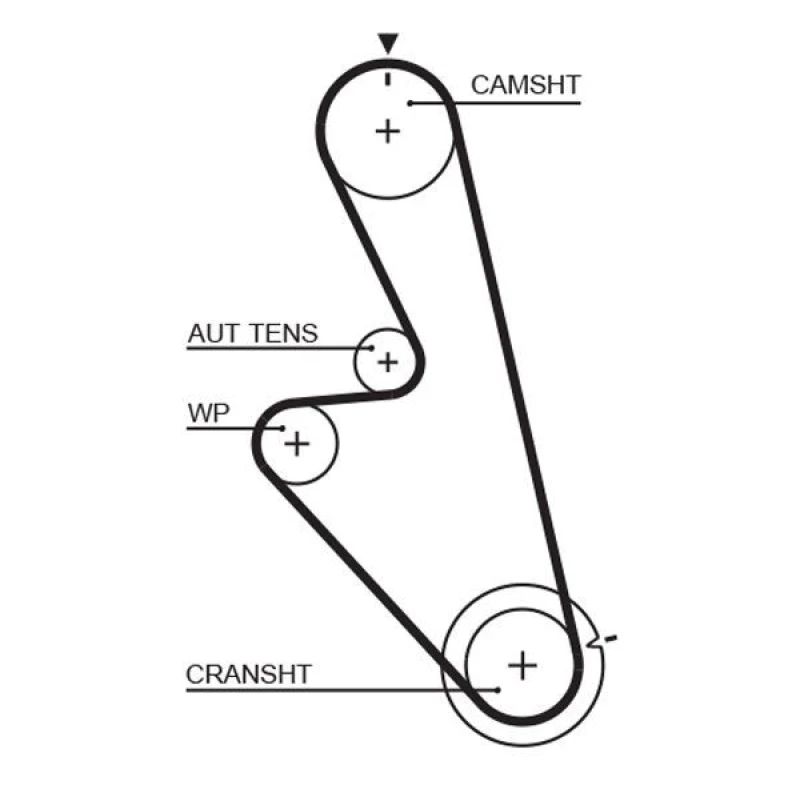 Image of GATES Timing Belt GATES 5449