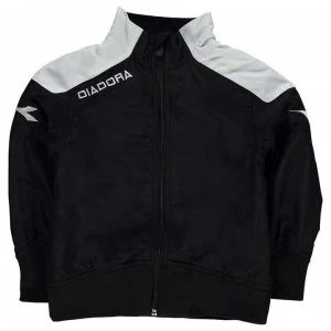 image of Diadora Minneote Jacket Junior Boys - Black/White