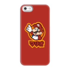 image of Nintendo Super Mario Mario Kanji Phone Case - iPhone 5/5s - Snap Case - Gloss