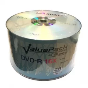 image of Ritek Traxdata DVD-R 16X 50PK Logo