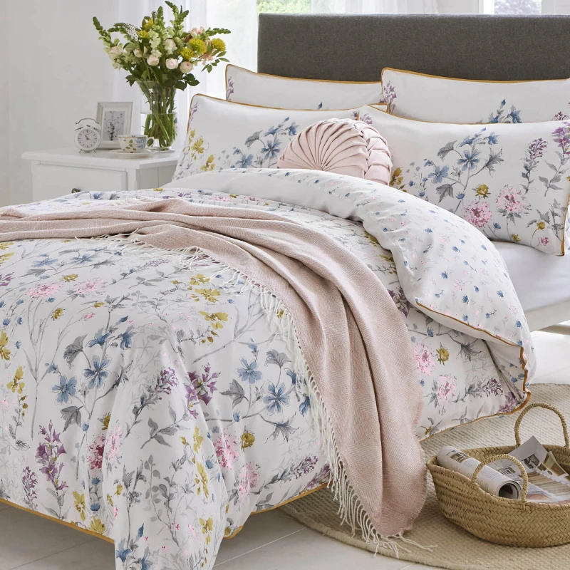 Image of Laura Ashley Wild Meadow Duvet Cover Bedding Set Multi