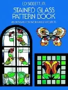 Image of stained glass pattern book 88 designs for workable projects