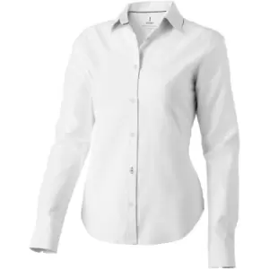 Elevate Vaillant Long Sleeve Ladies Shirt (XL) (White)