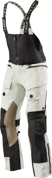 Image of REV'IT! Dominator 3 GTX Silver Black Motorcycle Pants Size L