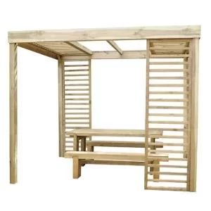 Image of Forest Garden Dining Rectangular Pergola, (H)2800mm (W)3040mm