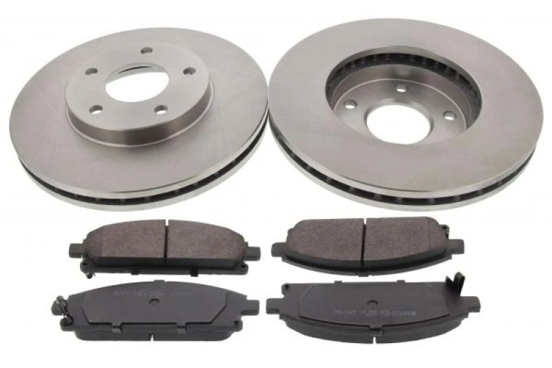 Image of MAPCO 47519 Brake disc and pads set Front Axle, Brake Disc Type: Vented Brake Set,disc brakes (3405)