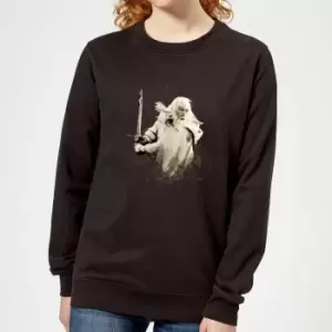 Image of The Lord Of The Rings Gandalf Womens Sweatshirt - Black - L - Black