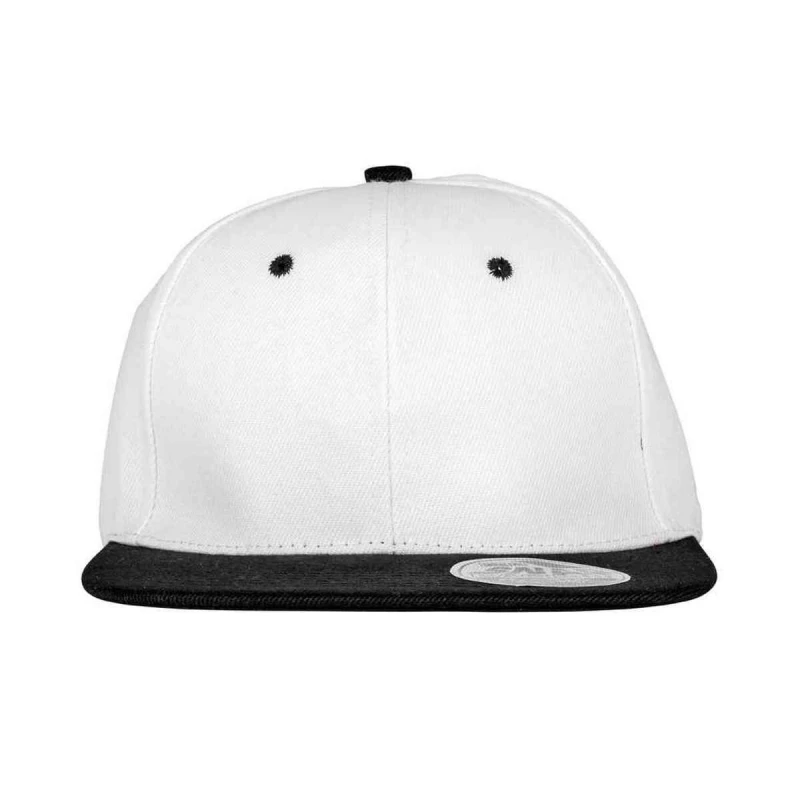 Image of Result Result Men Original Bronx Flat Snapback Cap in White White One Size Male 5063693917609