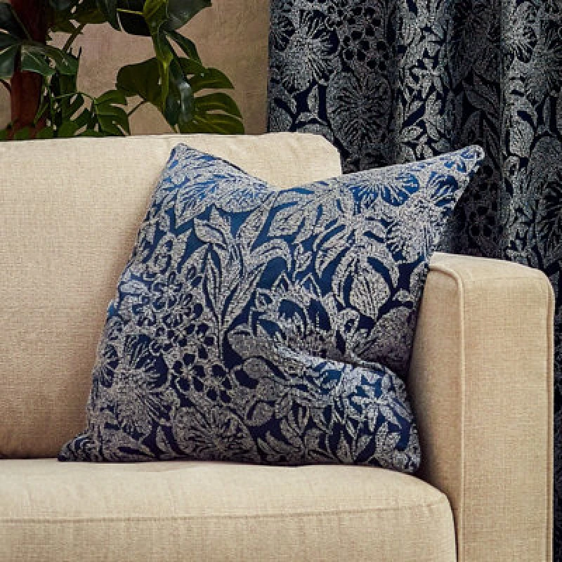 Image of Bali Cushion Midnight, Midnight / 50 x 50cm / Polyester Filled
