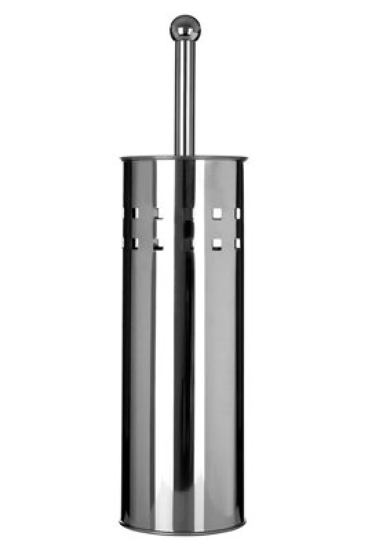Image of Premier Housewares Square Design Toilet Brush Silver