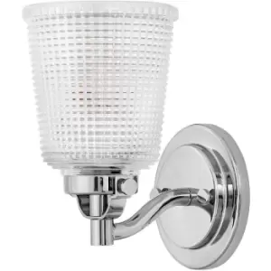 Image of Applique murale salle de bains Bennett Chrome poli 22,5 Cm
