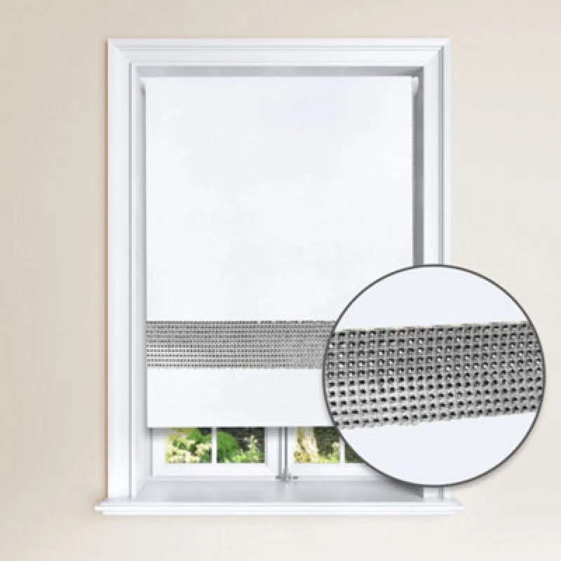 Image of Diamante Roller Blind White 0.9 x 1.6 M HIBL3010WHTS006