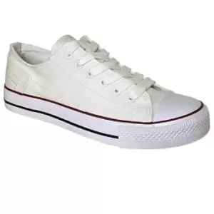 Image of Dek Womens/Ladies Canvas Trainer Shoe (5 UK) (White)