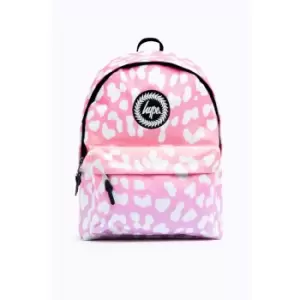 Hype Leopard Print Backpack (one Size Pink/White/Purple)