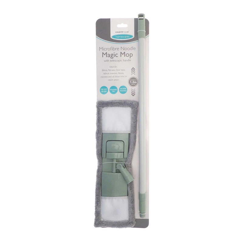 Image of Country Club Magic Mop with Telescopic Handle Grey / Green unisex One Size