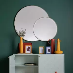 Image of Ongar Mirror 108 x 90cm Gold Effect