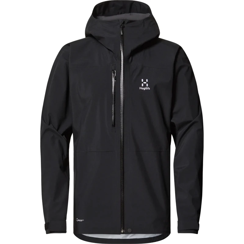 Image of Waterproof jacket Haglofs Front Noir Male S