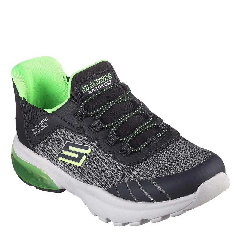 Image of Skechers Slip-Ins Sneaker W Lateral Tech Pie Slip On Trainers Unisex Kids Charcoal/Black unisex 3 (36)