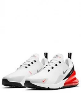 image of Nike Golf Air Max 270 G, White/Grey, Size 10, Men