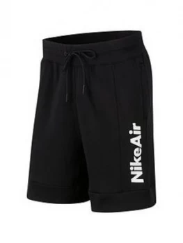 Image of Nike Air Fleece Shorts - Black Size M Men