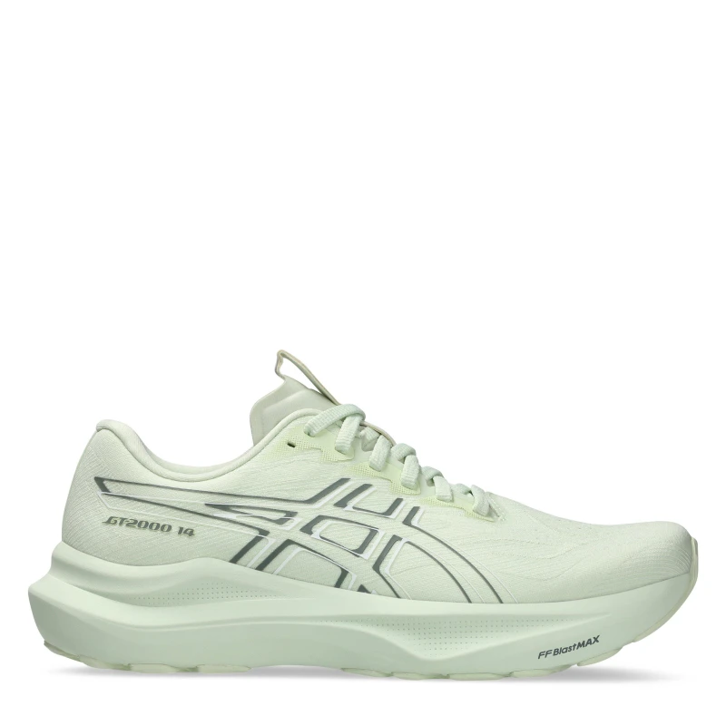 Image of Asics Gt-2000 14 Road Running Shoes Womens Whisper Green female 6.5 (40)