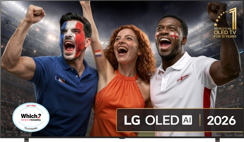 Image of LG AI B6 83" 4K Ultra HD OLED Smart TV [2026] - OLED83B6ELB