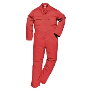 image of Portwest S999 Euro Work Boilersuit Red 2XL 31"