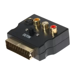 Image of Maplin SCART to S-Video or Triple RCA Adapter