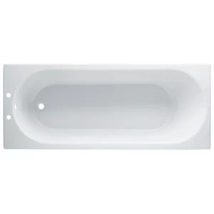 Cooke Lewis Shaftesbury Acrylic Rectangular Straight Bath L1600mm W700mm