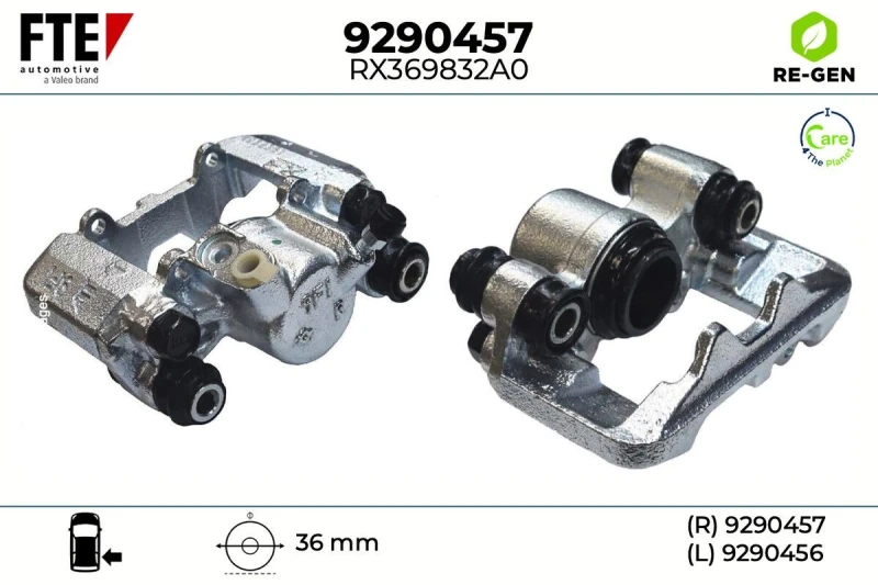 Image of Brake caliper FTE 9290457