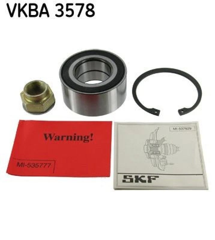 Image of SKF Wheel bearing kit SKF VKBA 3578